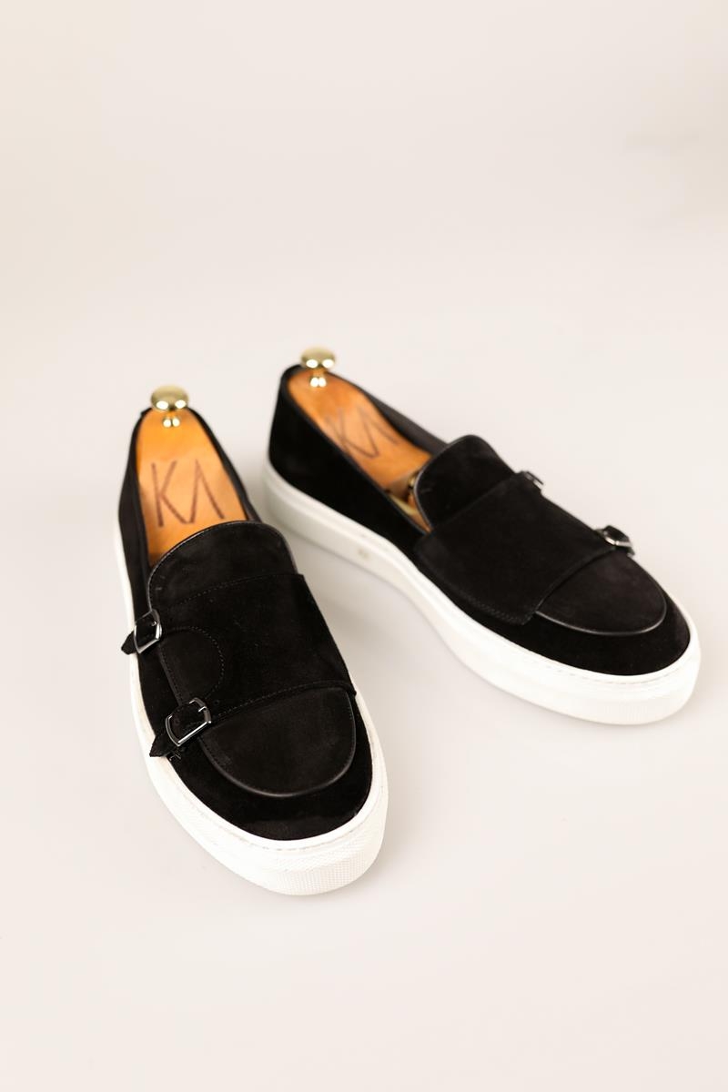 Loafer Ayakkabı - Siyah Süet