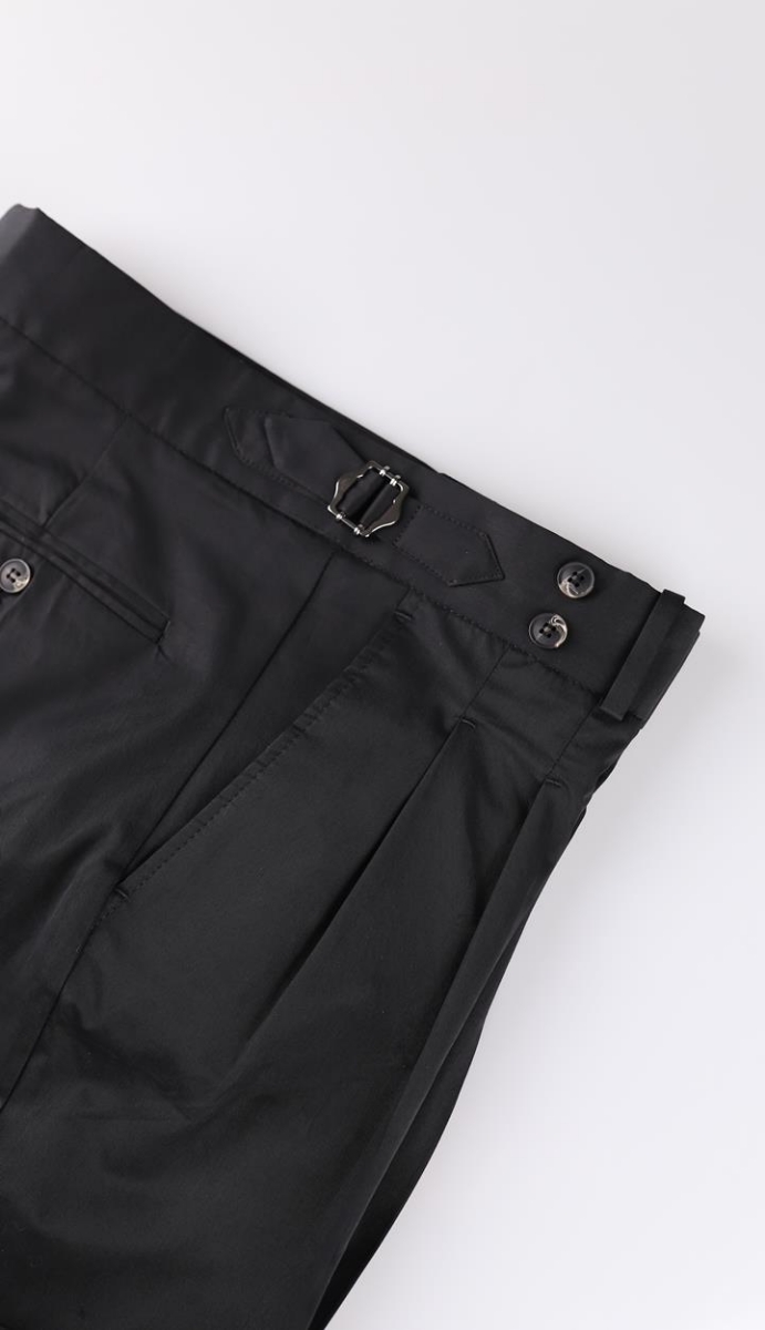 Çift Pile Pantolon - Siyah