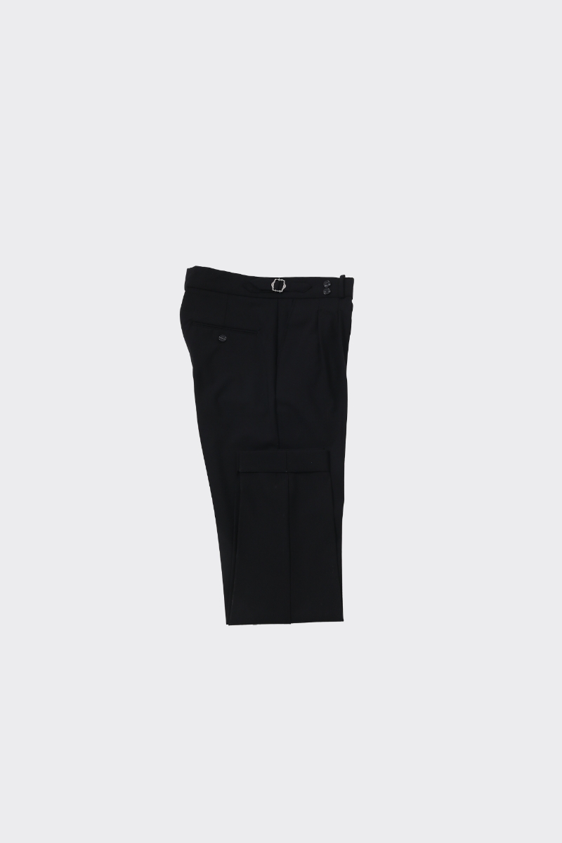 Çift Pile Pantolon - Siyah