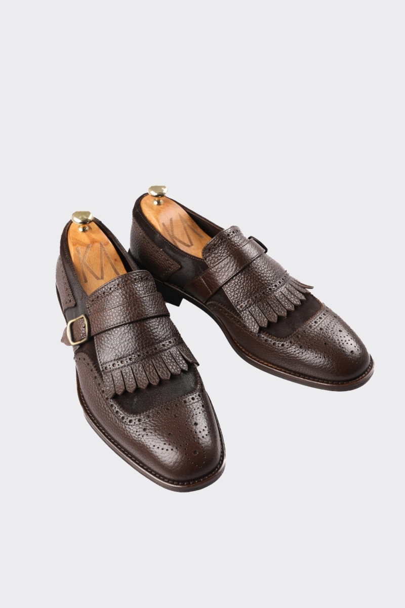 Loafer Ayakkabı - Kahve Floter Süet