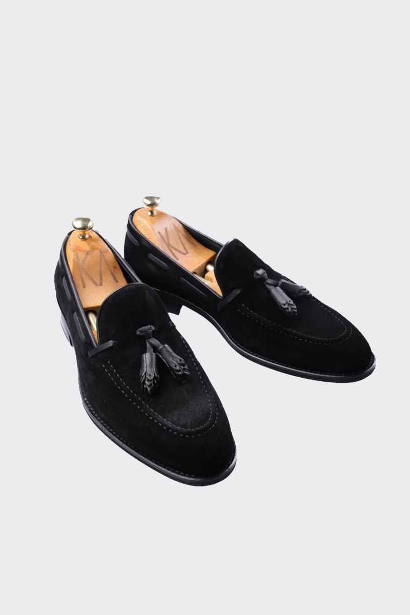 Loafer Ayakkabı - Siyah Süet