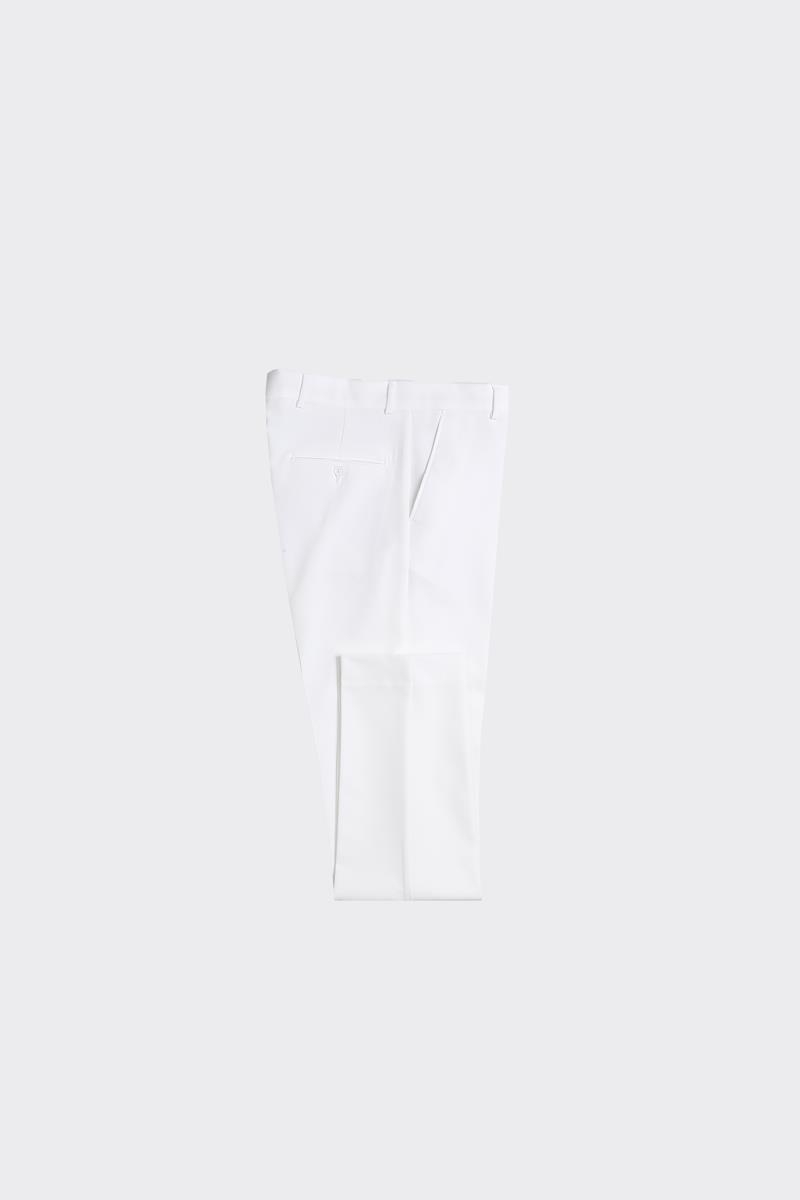 Slim Fit Pantolon - Beyaz
