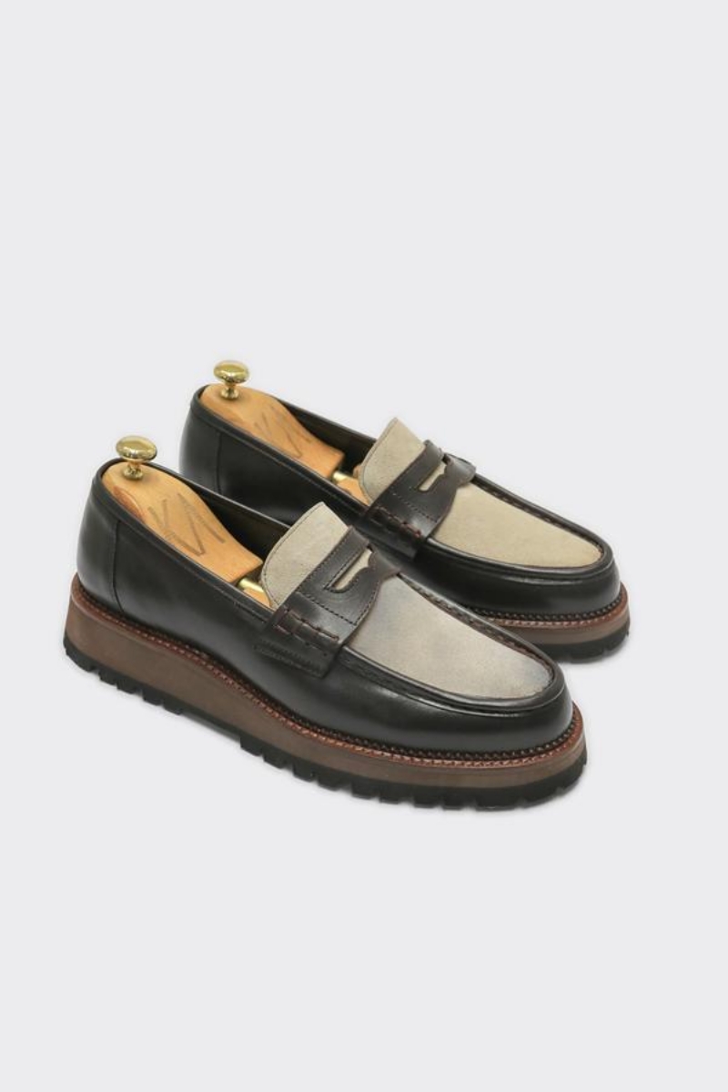 Loafer Ayakkabı - Acı Kahve Santo-bej Süet