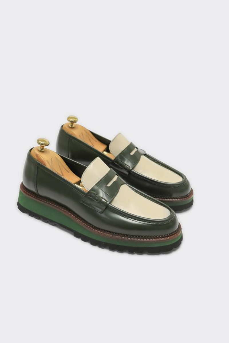 Loafer Ayakkabı - Haki-bej Açma