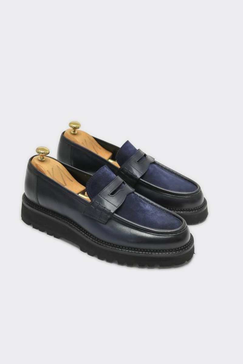 Loafer Ayakkabı - Lacivert Santo Süet