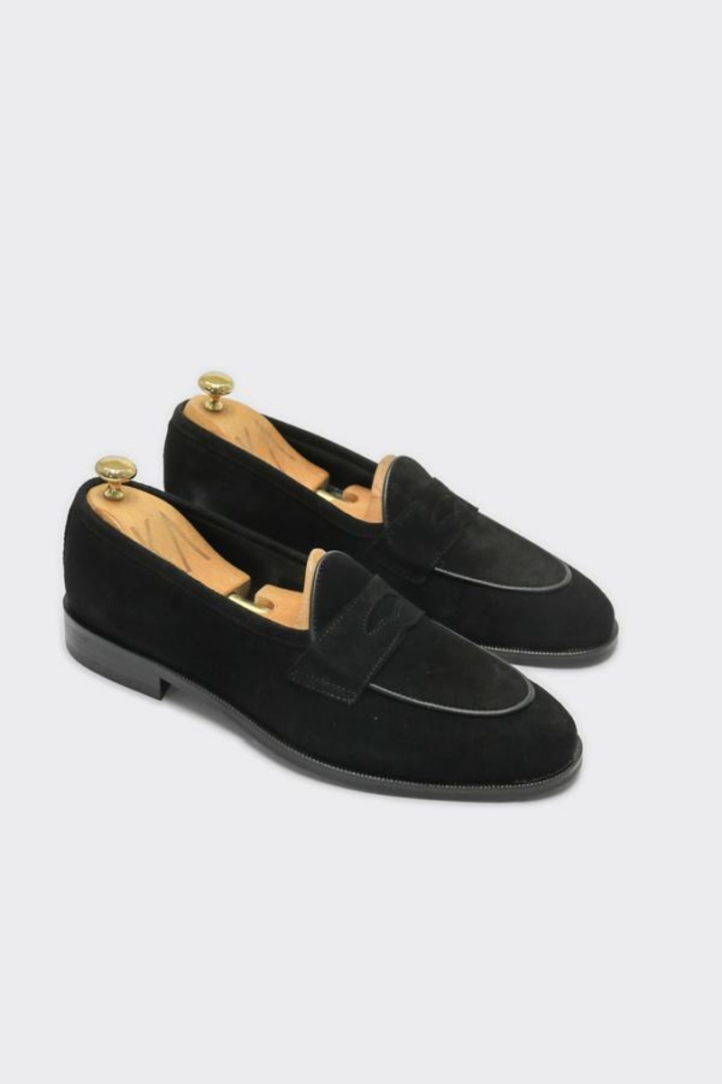 Loafer Ayakkabı - Siyah Süet