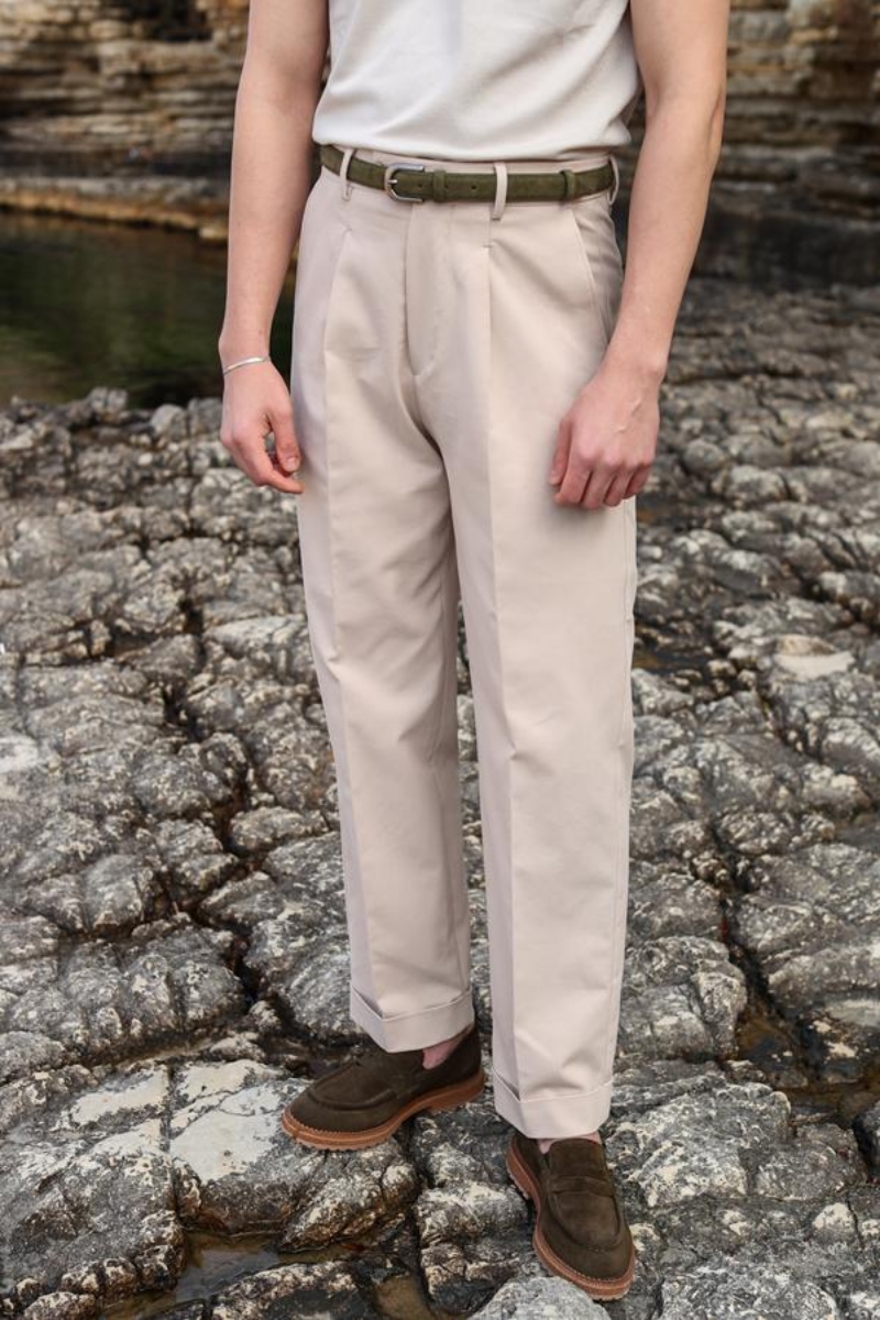 Modern Fit Pantolon - Bej