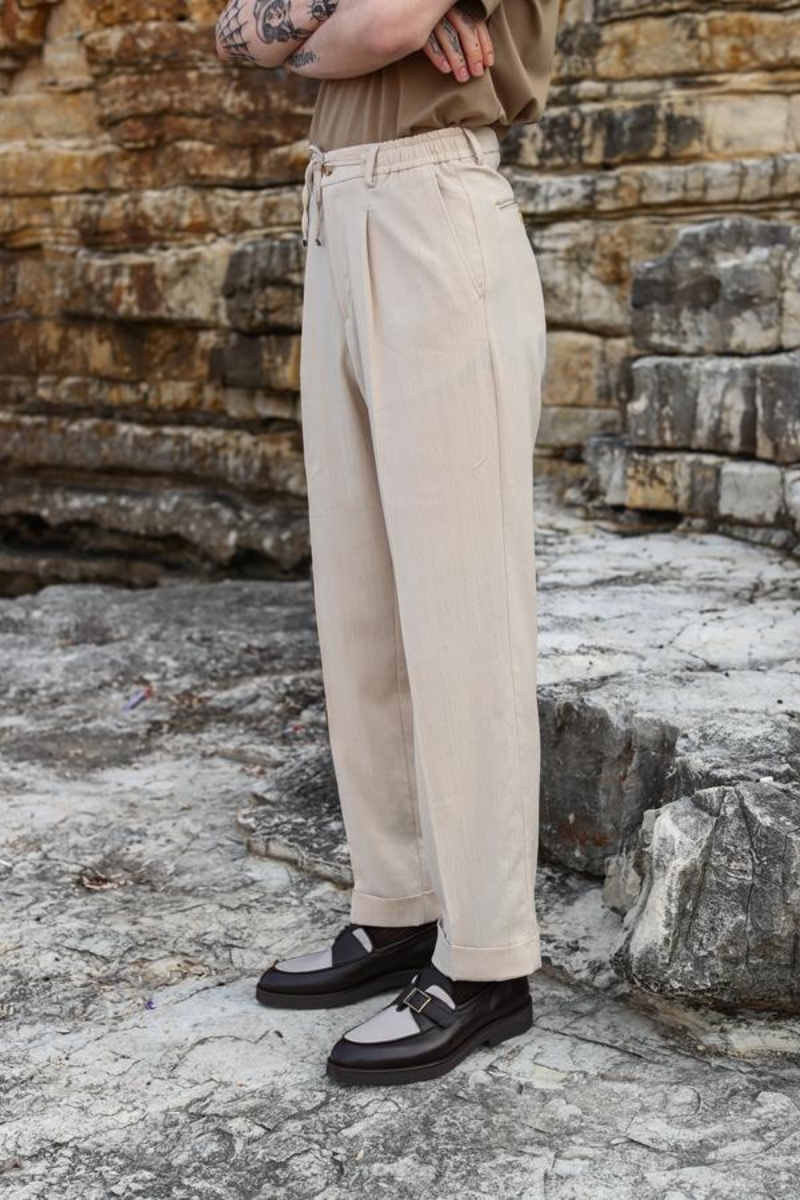 Jogger Pantolon - Açık Bej