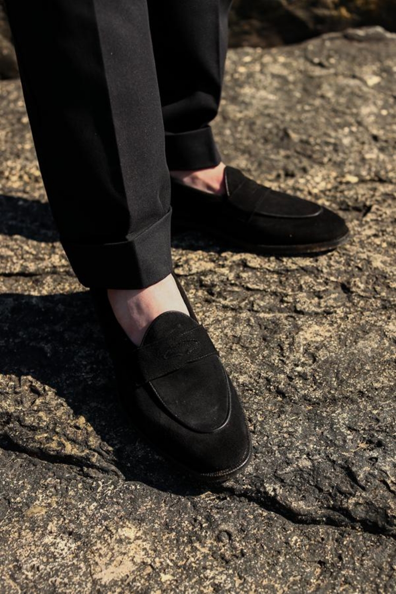 Loafer Ayakkabı - Siyah Süet