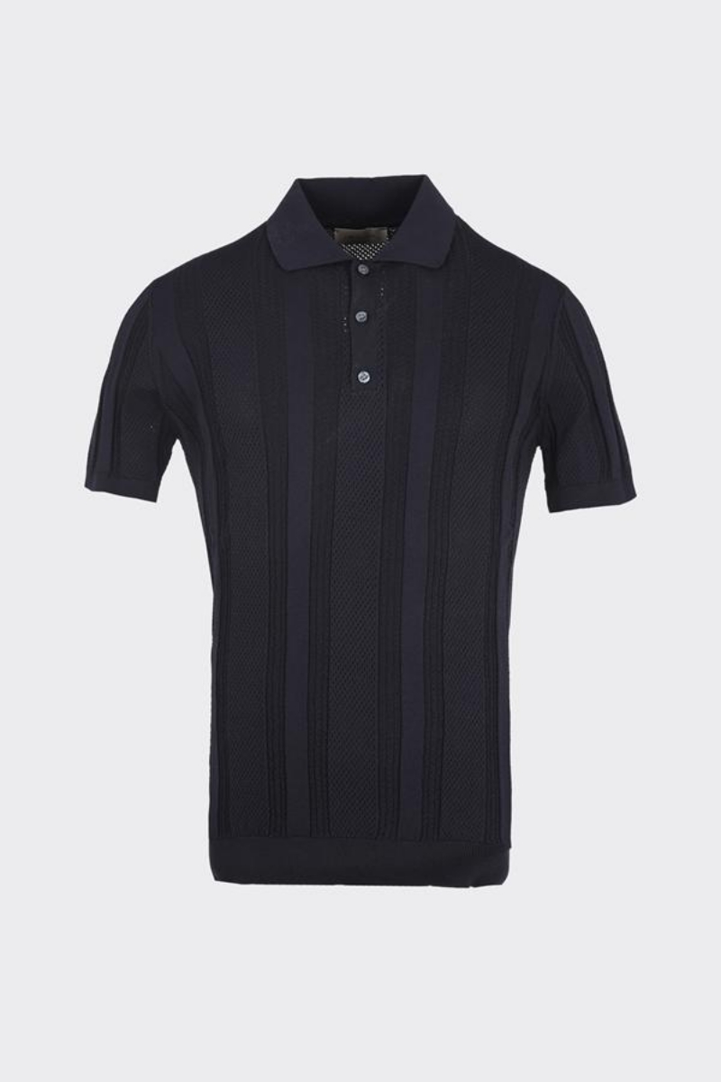 Düğm.polo Yaka K.kol T-shirt - Lacivert