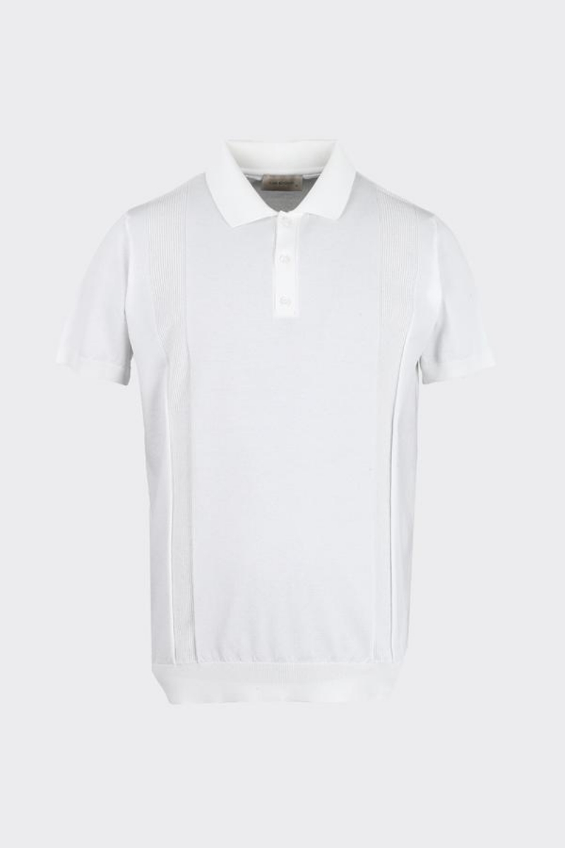 Düğm.polo Yaka K.kol T-shirt - Beyaz
