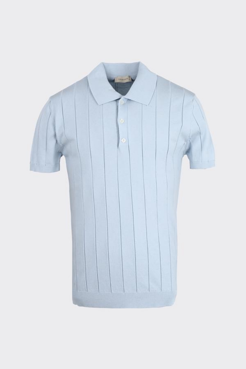 Düğm.polo Yaka K.kol T-shirt - Mavi