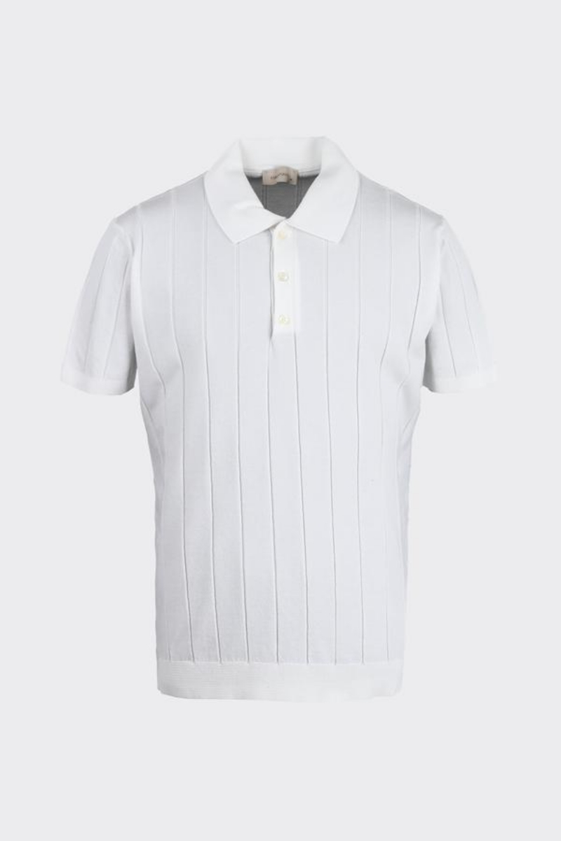 Düğm.polo Yaka K.kol T-shirt - Beyaz
