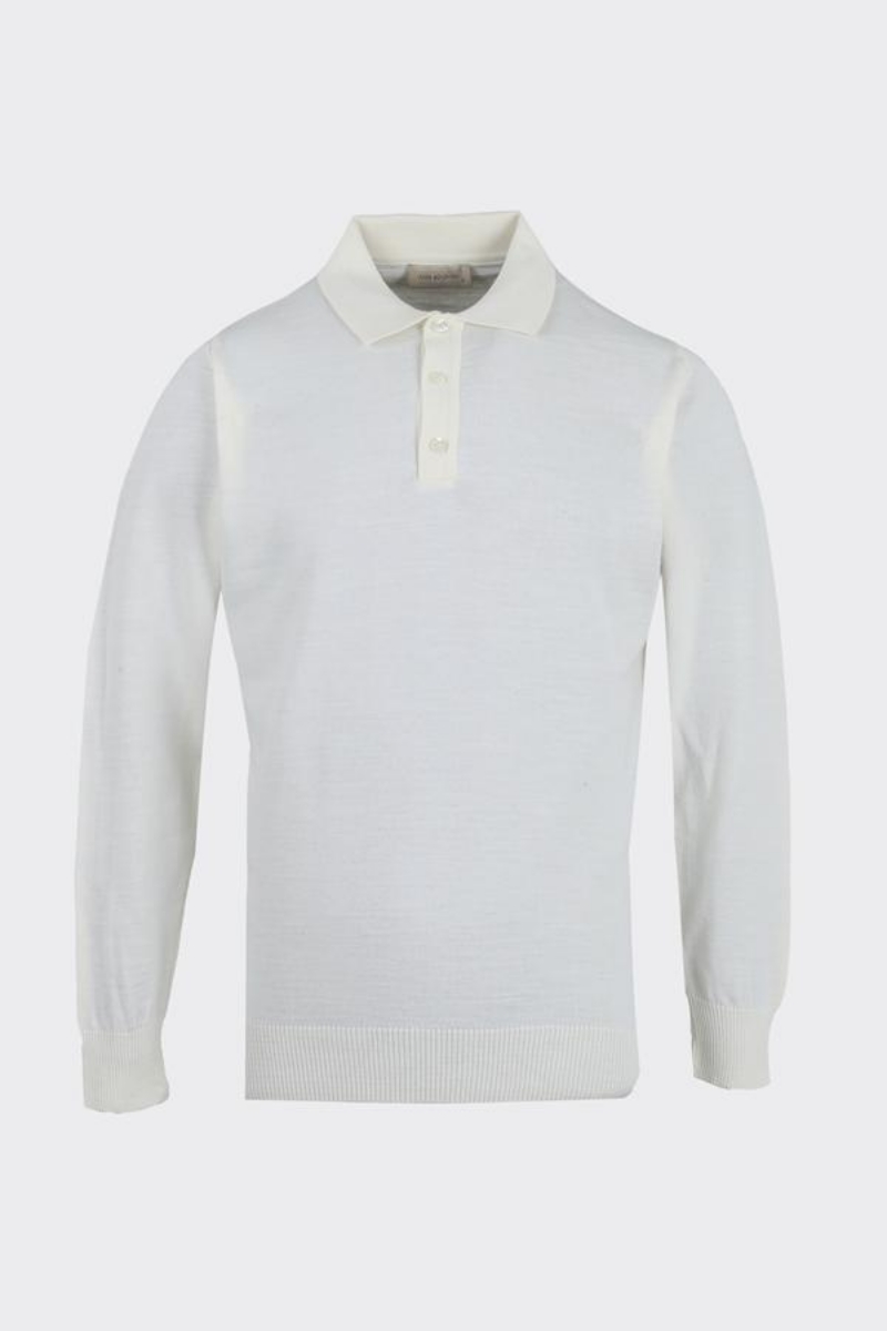 Pearl Polo Yaka Triko - Ekru