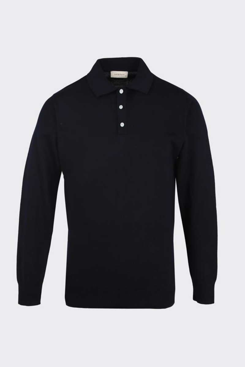 Pearl Polo Yaka Triko - Lacivert