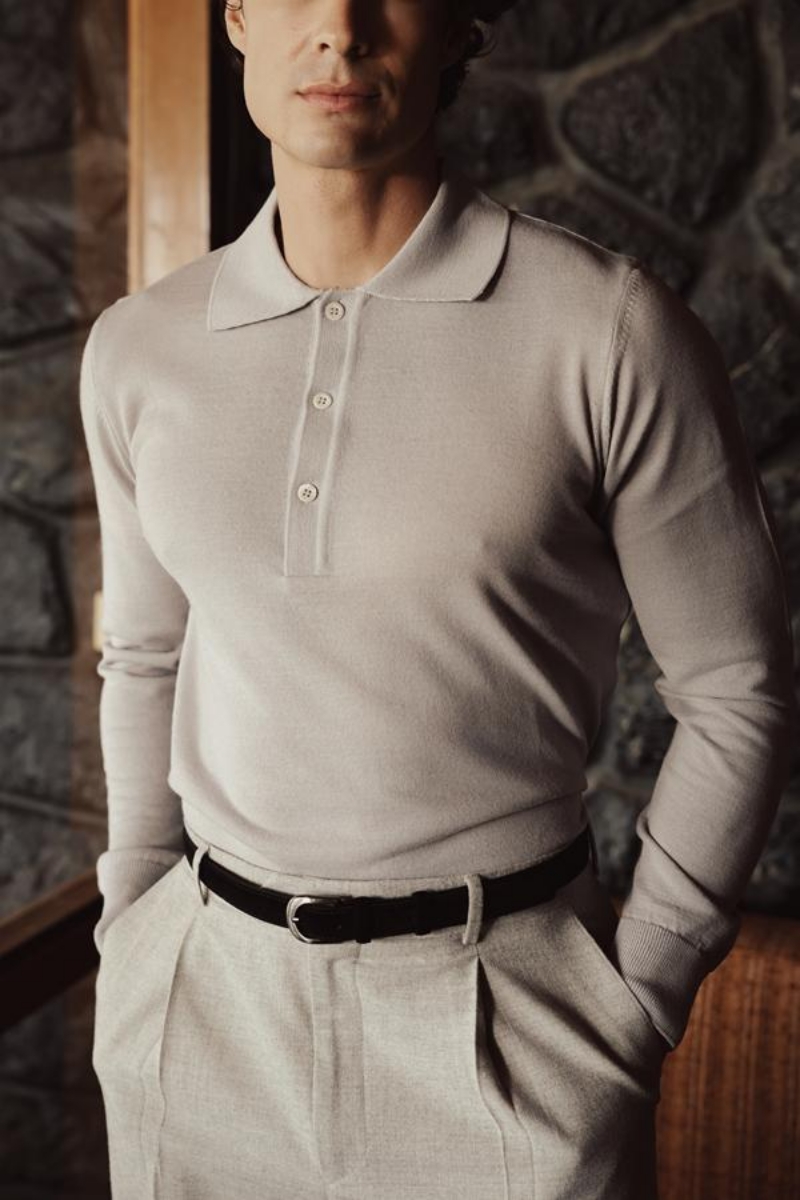 Lora Polo Triko - Bej