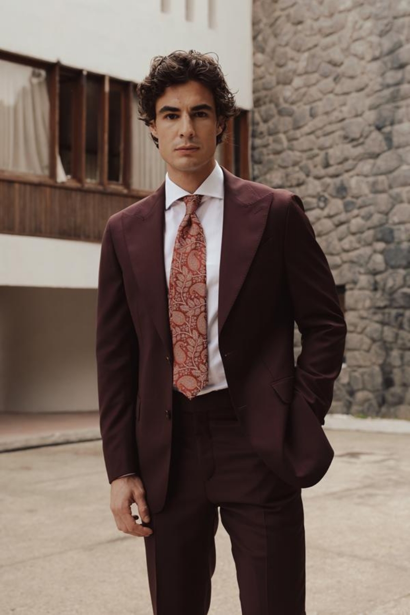 Firenze Takım Elbise - Bordo