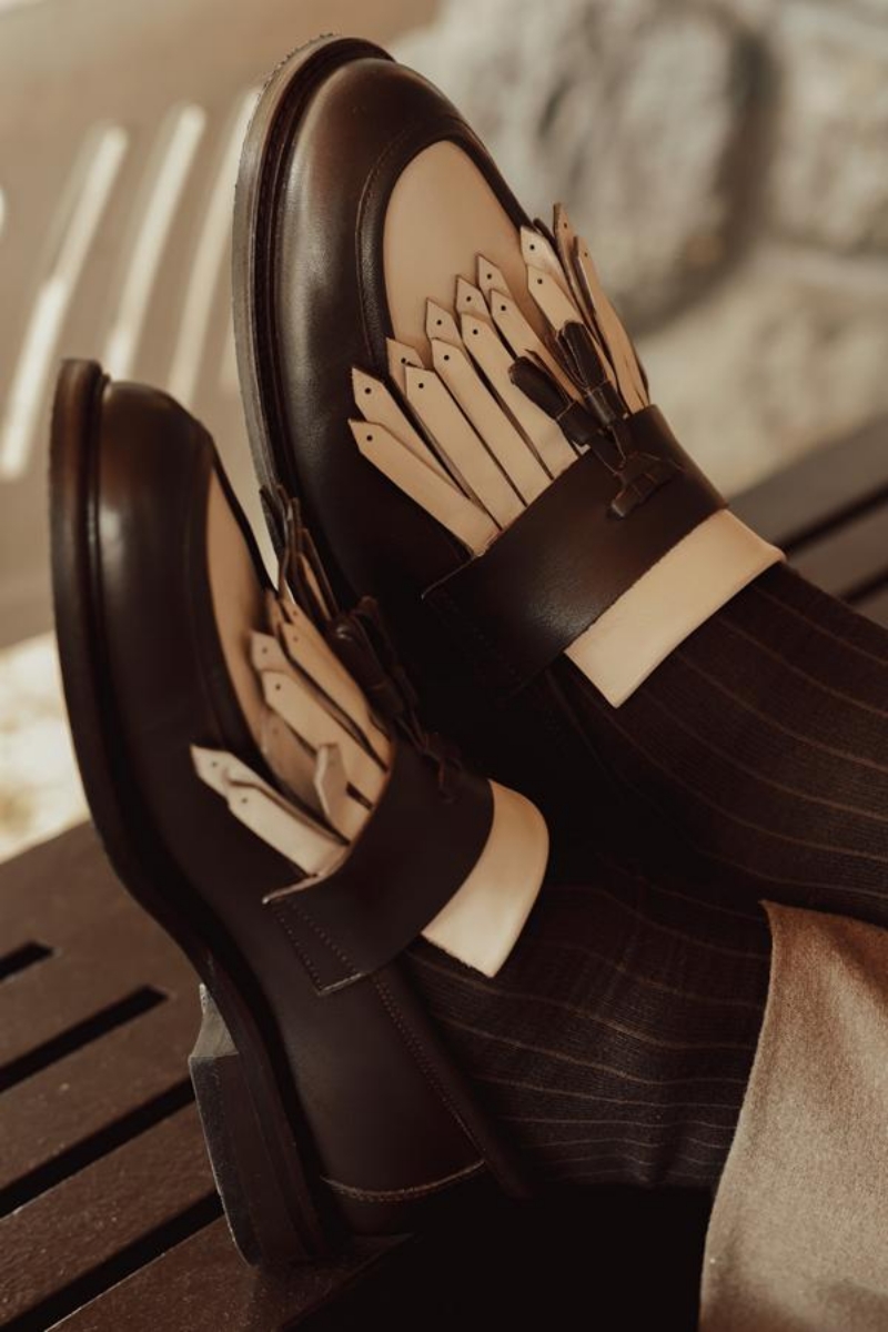 Loafer Ayakkabı - Acı Kahve Santo-naturel Crast