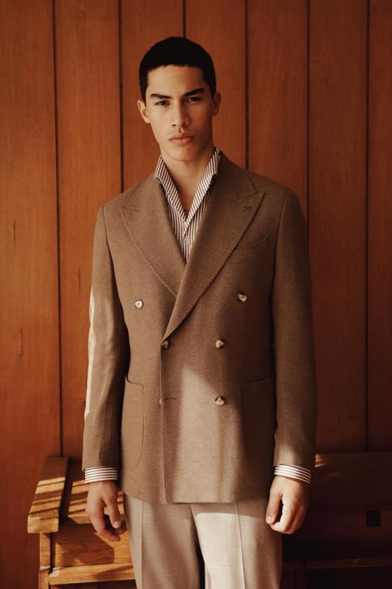 Soho Kruvaze Ceket - Kahverengi