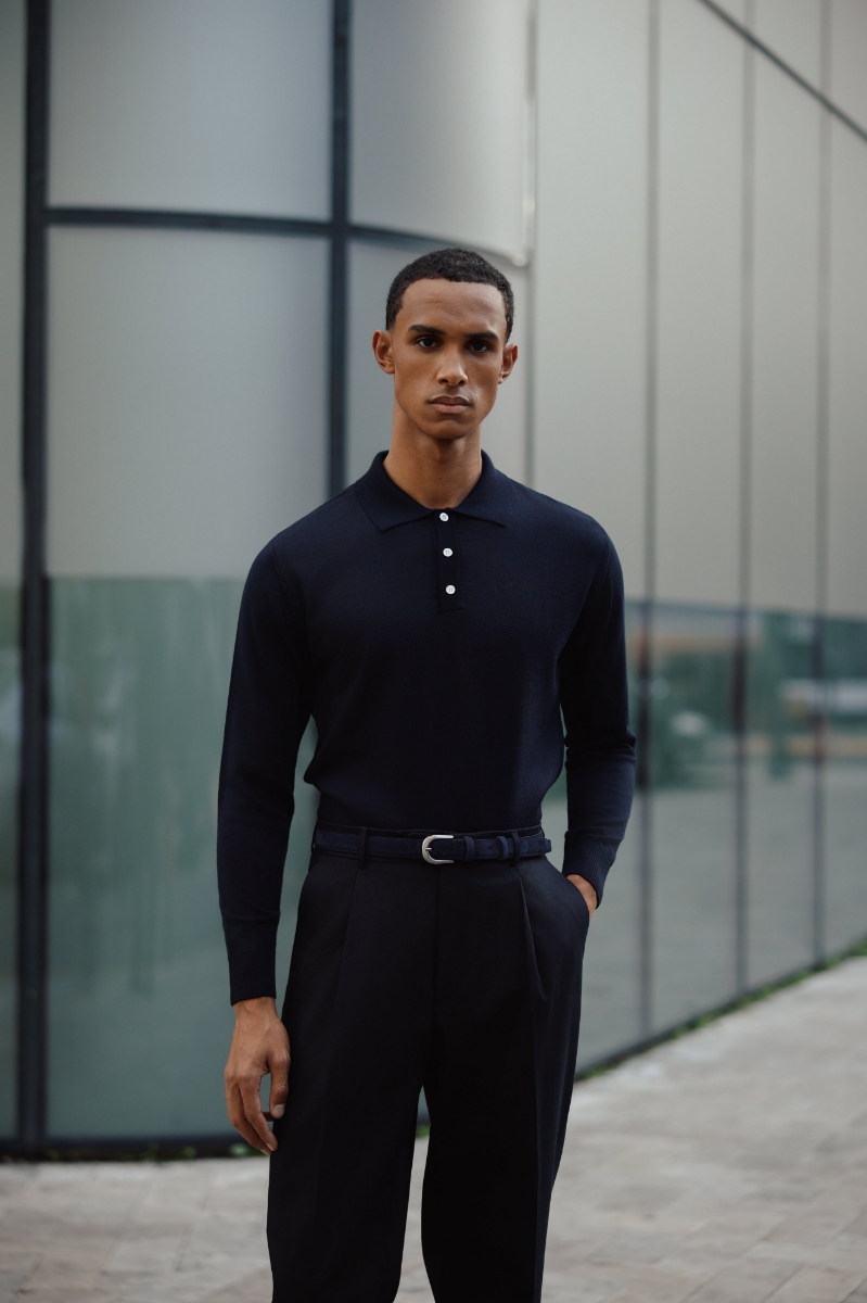 Pearl Polo Yaka Triko - Lacivert