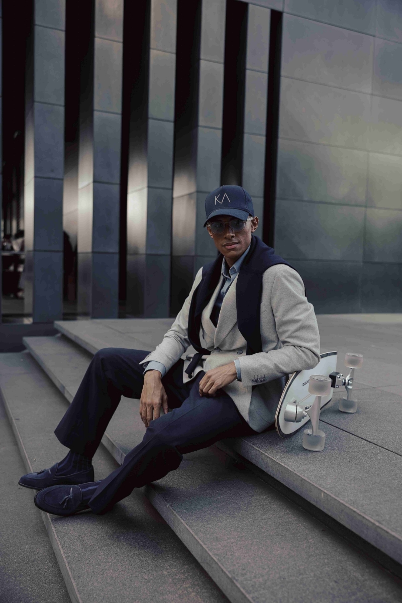 Soho Kruvaze Ceket - Gri