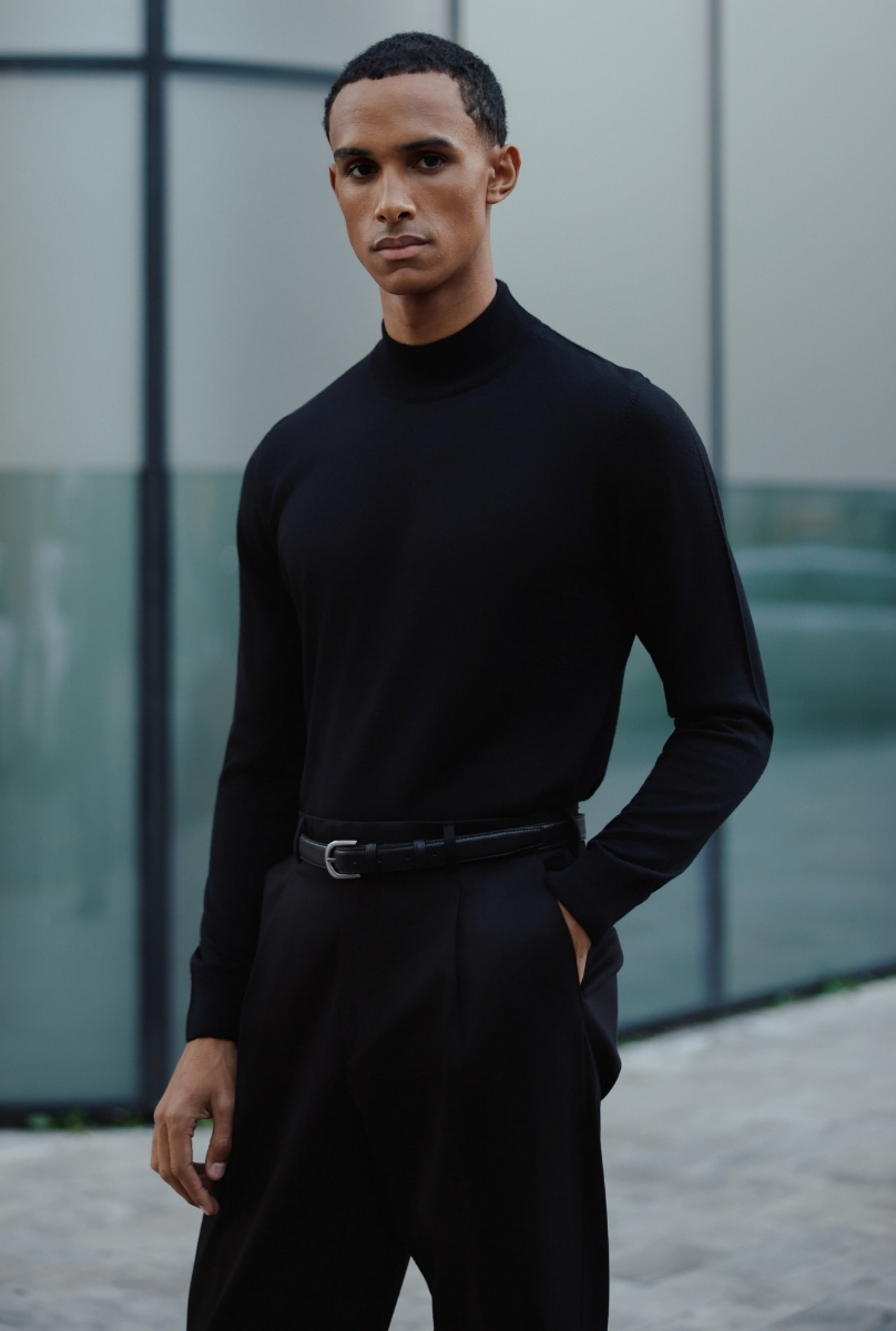 Allure Y.balıkçı Triko - Siyah