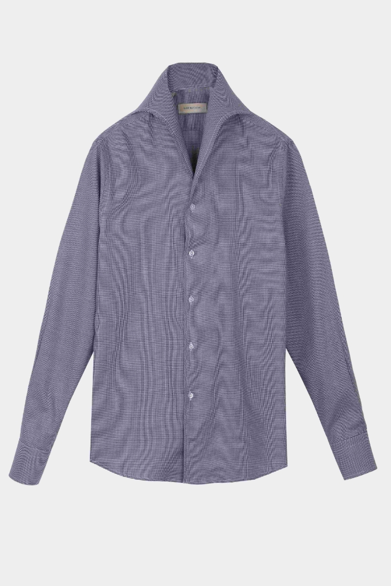 Bologna Americano Yaka Gömlek - Koyu Lacivert